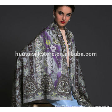 Delicate design silk shawl for lady